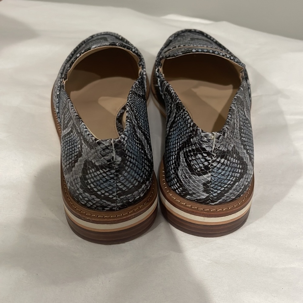 Vince Camuto shades of blue leather loafers - Picture 3 of 4